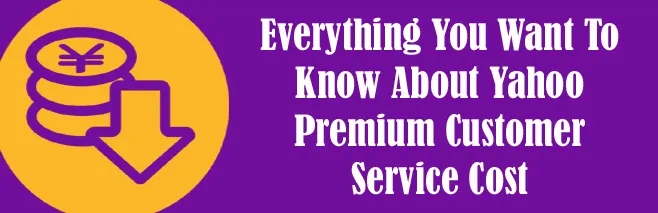 How much does Yahoo premium customer service cost?